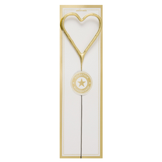 Wondercandle Wondercandle: Vuurwerkstokje - hart goud