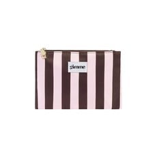 Yehwang Yehwang: ritstas - strepen bruin + lichtroze