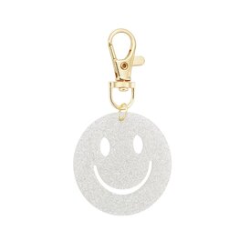 Yehwang Yehwang: sleutelhanger smiley - zilver