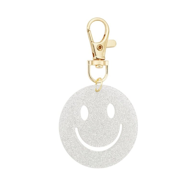 Yehwang Yehwang: sleutelhanger smiley - zilver
