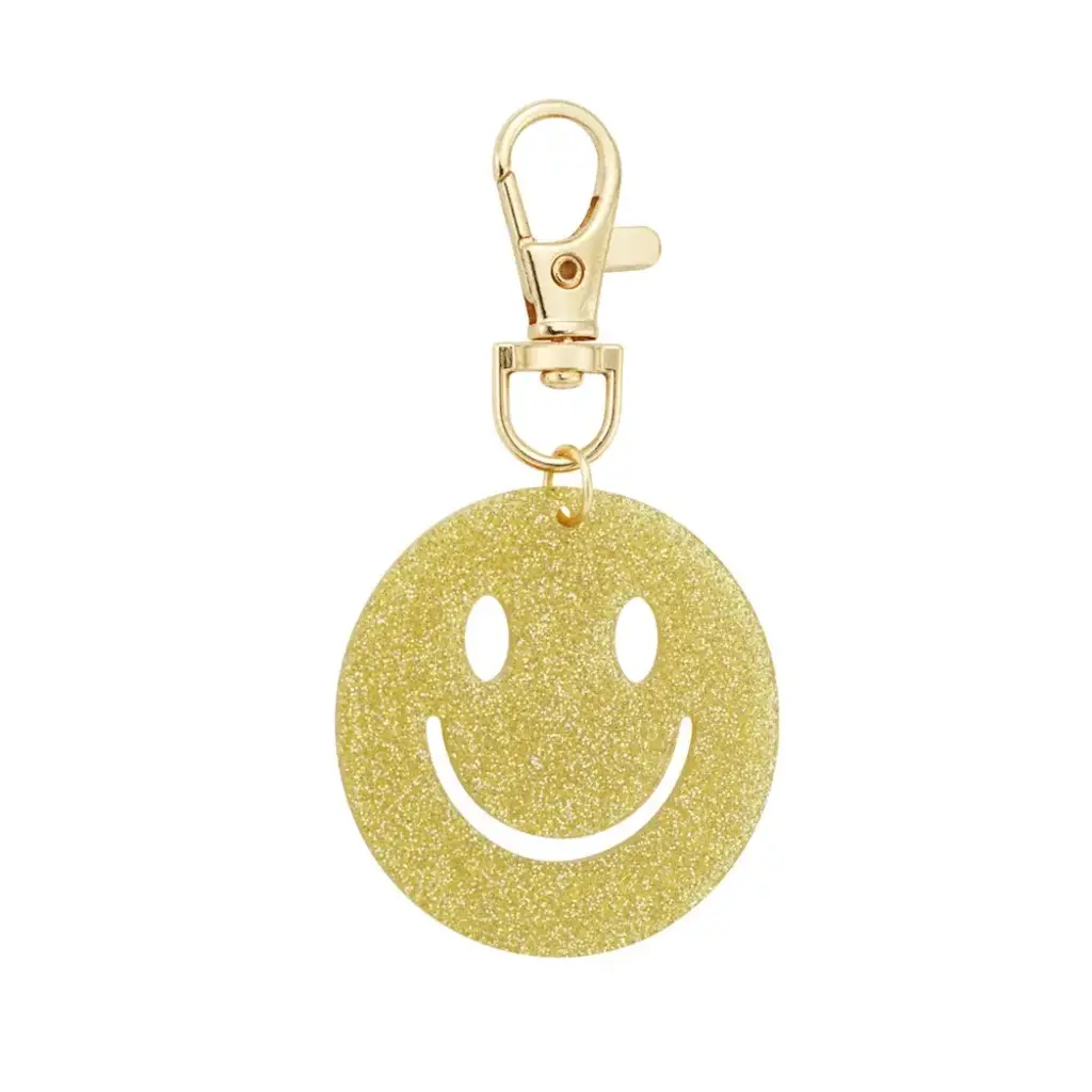 Yehwang Yehwang: sleutelhanger smiley - goud