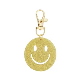Yehwang Yehwang: sleutelhanger smiley - goud