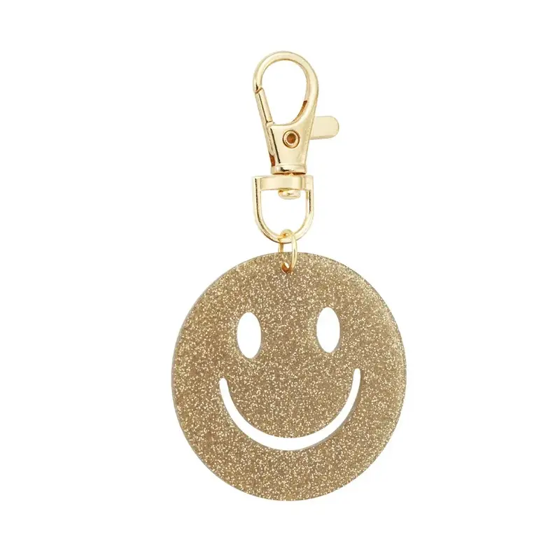 Yehwang Yehwang: sleutelhanger smiley - bruin