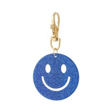 Yehwang Yehwang: sleutelhanger smiley - blauw