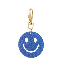 Yehwang Yehwang: sleutelhanger smiley - blauw