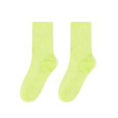 Yehwang Yehwang: set van 3 paar glitter sokken - paars