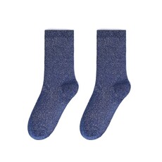 Yehwang Yehwang: set van 3 paar glitter sokken - paars