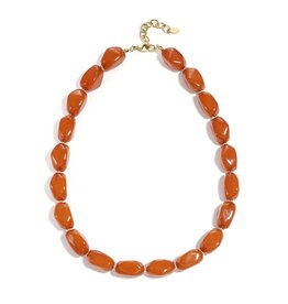 Yehwang Yehwang: kralen ketting - roest