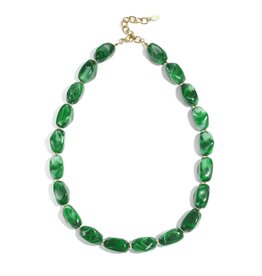 Yehwang Yehwang: kralen ketting - groen
