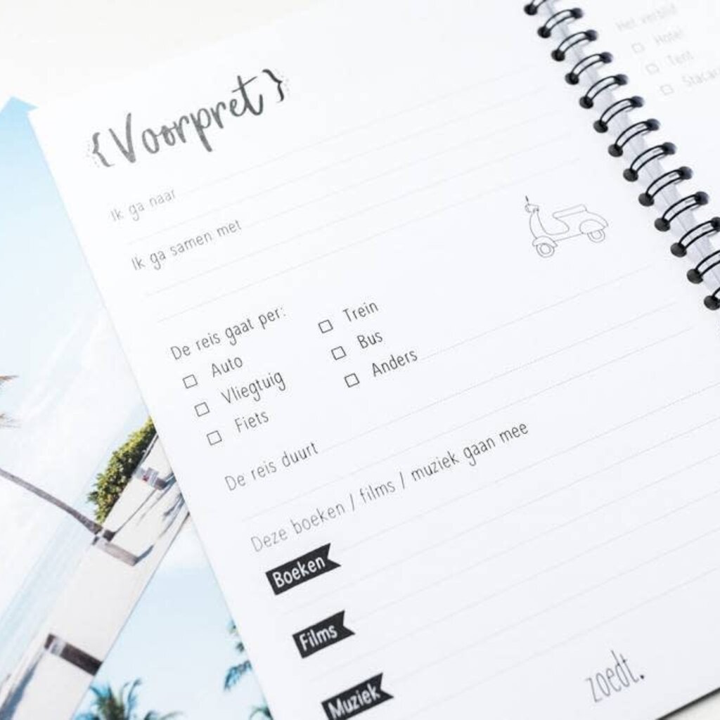 Zoedt Zoedt: Mijn vakantie invulboek