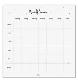 Zoedt Zoedt: Maaltijdplanner notitieblok – Overzichtelijke weekplanner voor ontbijt, lunch, diner, snacks en workouts. Perfect voor een gezonde en georganiseerde week!