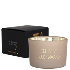 My Flame My Flame: Soja kaars - Jij bent goud waard