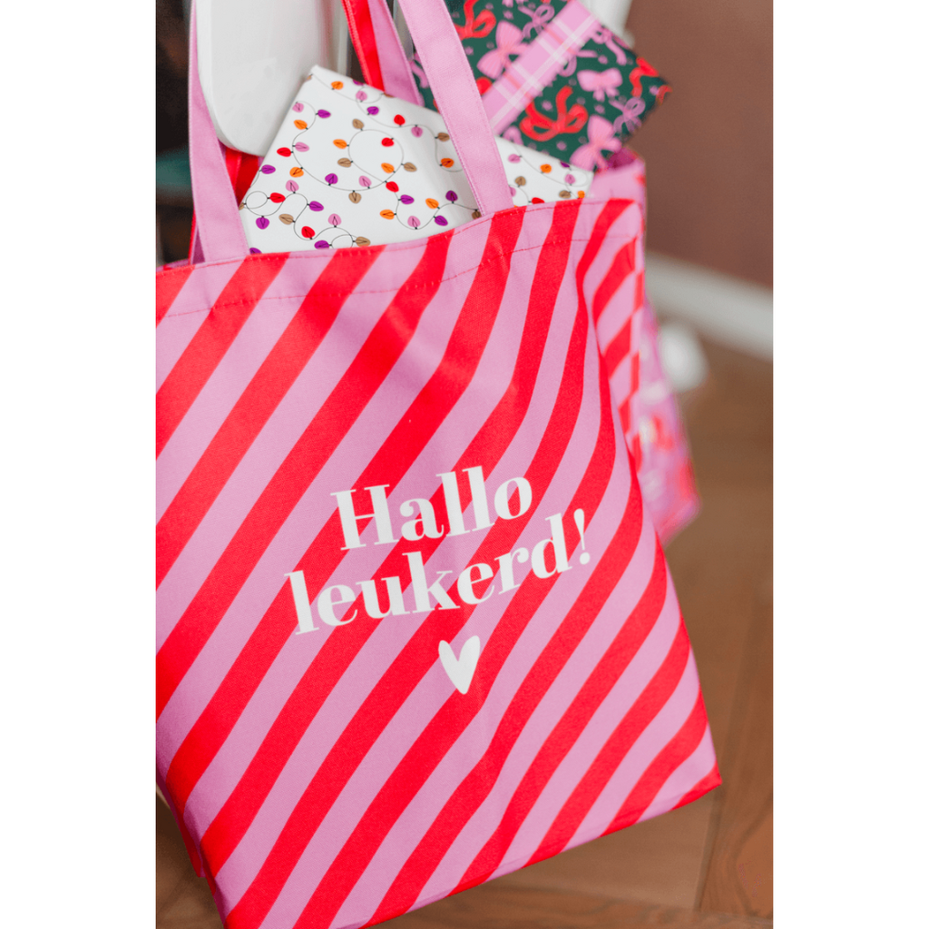 Kassaplan KP: Canvas tas - hallo leukerd