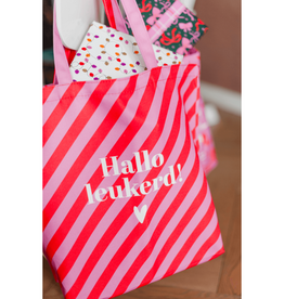 Kassaplan KP: Canvas tas - hallo leukerd