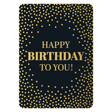 Kassaplan KP: kaartje a6 - Happy birthday to you