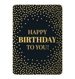 Kassaplan KP: kaartje a6 - Happy birthday to you