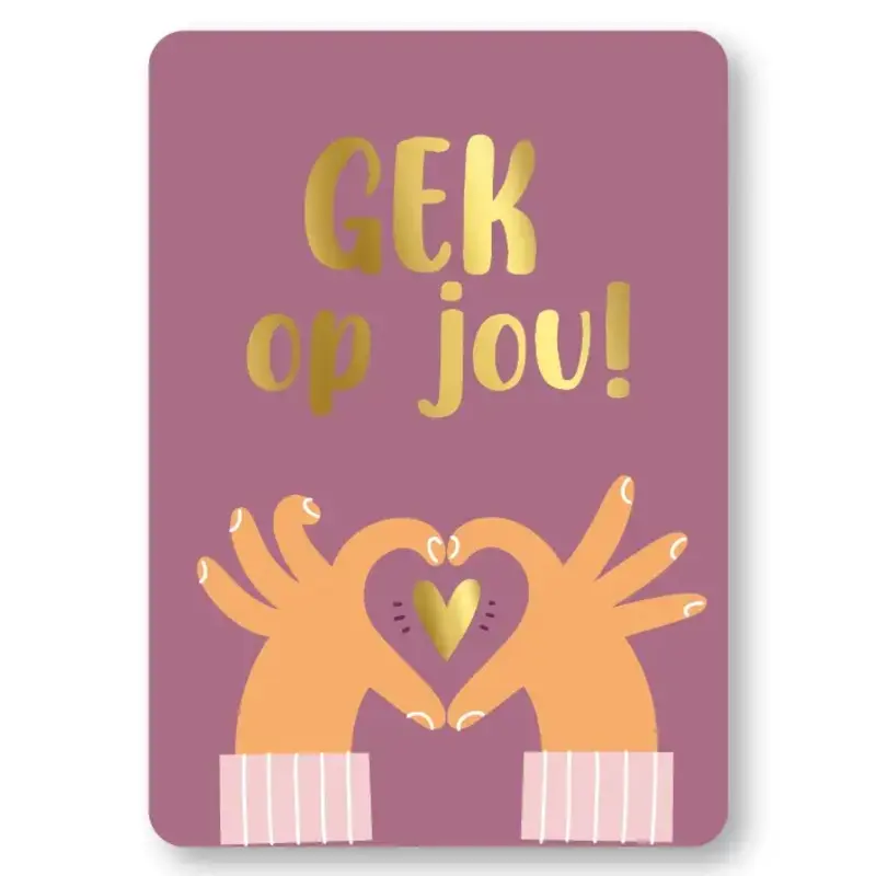Kassaplan KP: kaartje a6 - Gek op jou