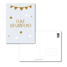 Stationery & gift Stationery & gift: kaartje a6 - Fijne verjaardag