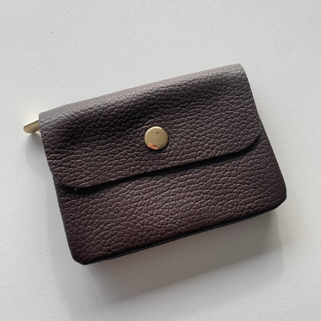 Wauw Wauw: Blush portemonnee klein - donkerbruin