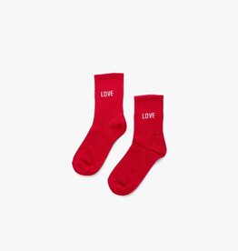 Liet & Joliet Liet & Joliet: sokken rood LOVE