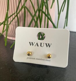 Wauw Wauw: oorbellen - bolletjes (1)