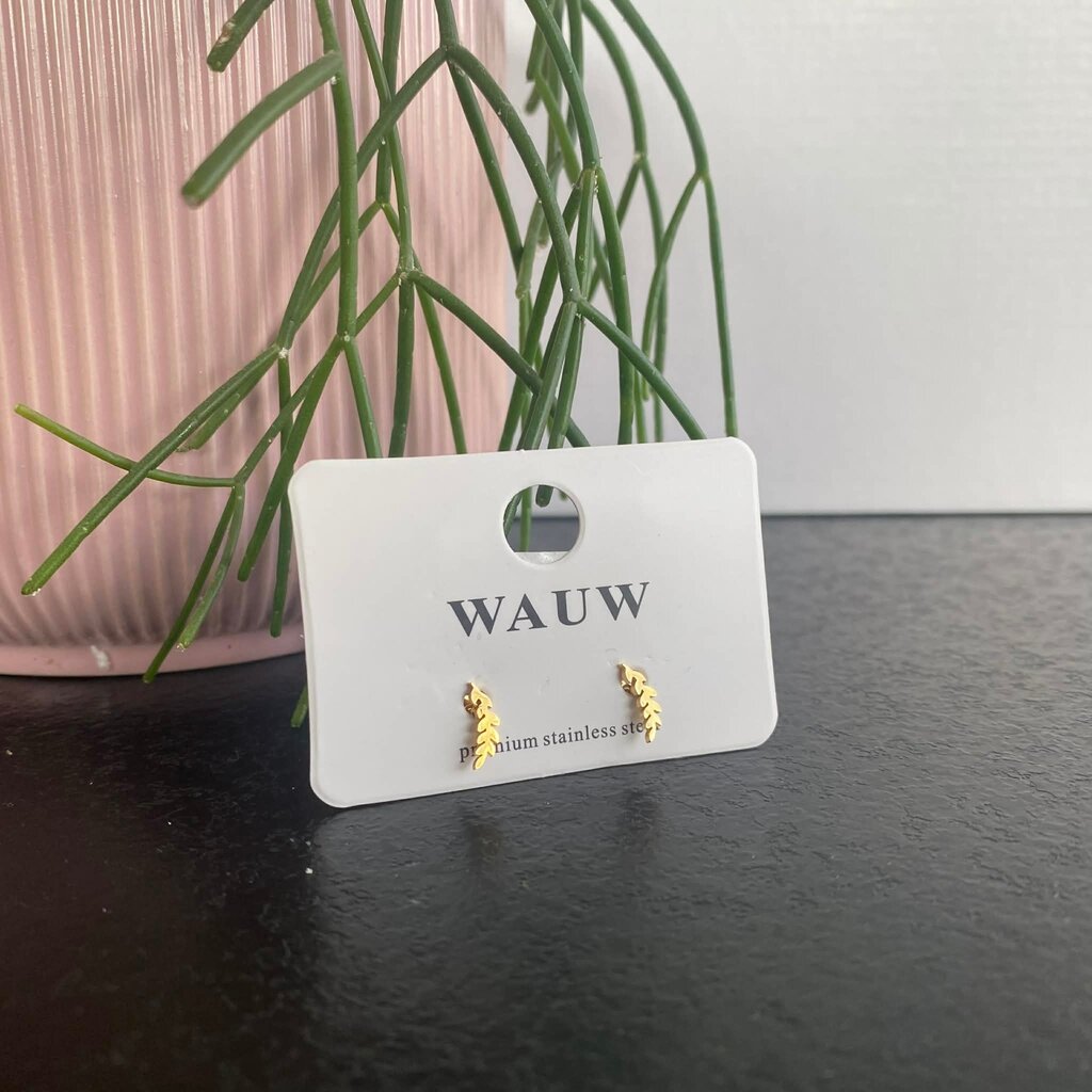 Wauw Wauw: oorbellen - blaadje