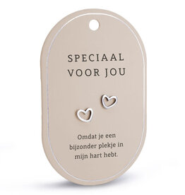 miko Miko: Oorbellen - Zilver - Speciaal voor jou