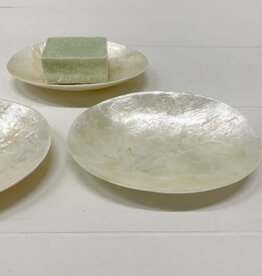 ByBazz B.V. ByBazz: Schaaltje Schelp Capiz XS Wit - ovaal