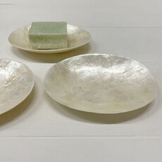 ByBazz B.V. ByBazz: Schaaltje Schelp Capiz XS Wit - ovaal