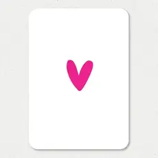 Liefz Liefz: kaart a6 - Hart roze