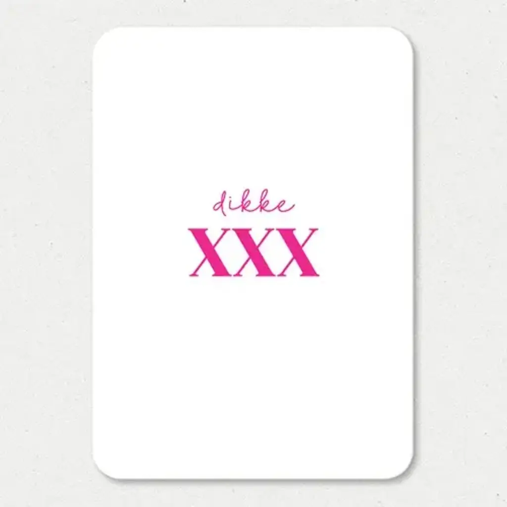 Liefz Liefz: kaart a6 - dikke XXX