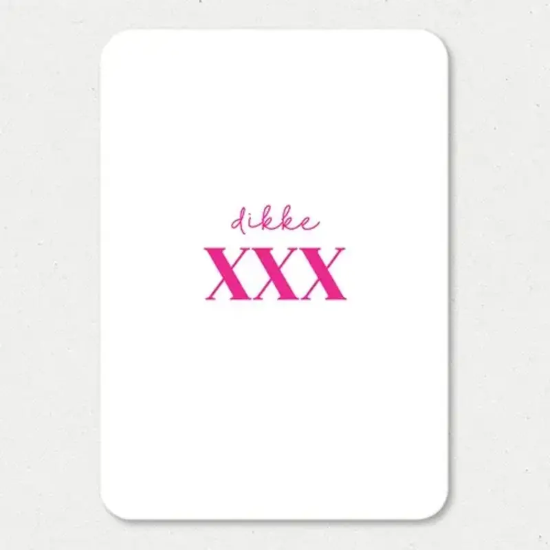 Liefz Liefz: kaart a6 - dikke XXX