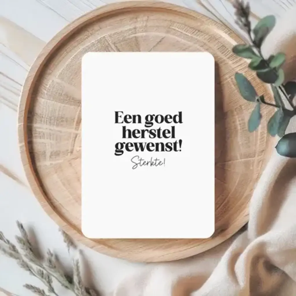 Liefz Liefz: kaart a6 - een goed herstel gewenst