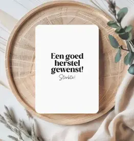 Liefz Liefz: kaart a6 - een goed herstel gewenst