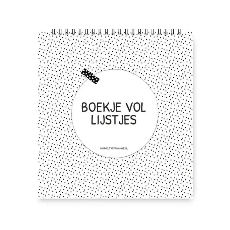 Winkeltje van Anne Winkeltje van Anne: To do boekje | Boekje vol lijstjes