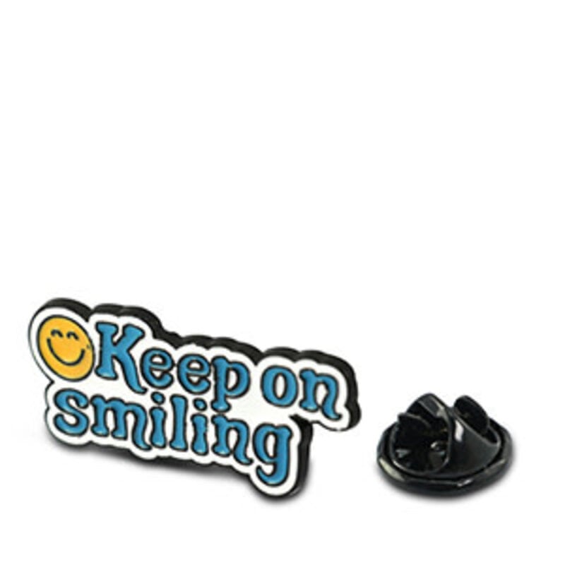 Betaalbare kralen BK: Pin - Keep on smiling