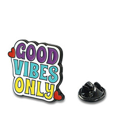Betaalbare kralen BK: Pin - Good vibes only