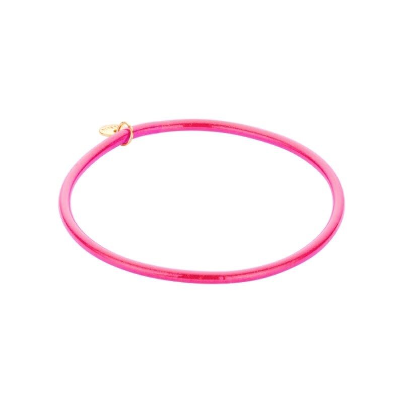 Biba Biba: Armbandje kunststof - roze 12