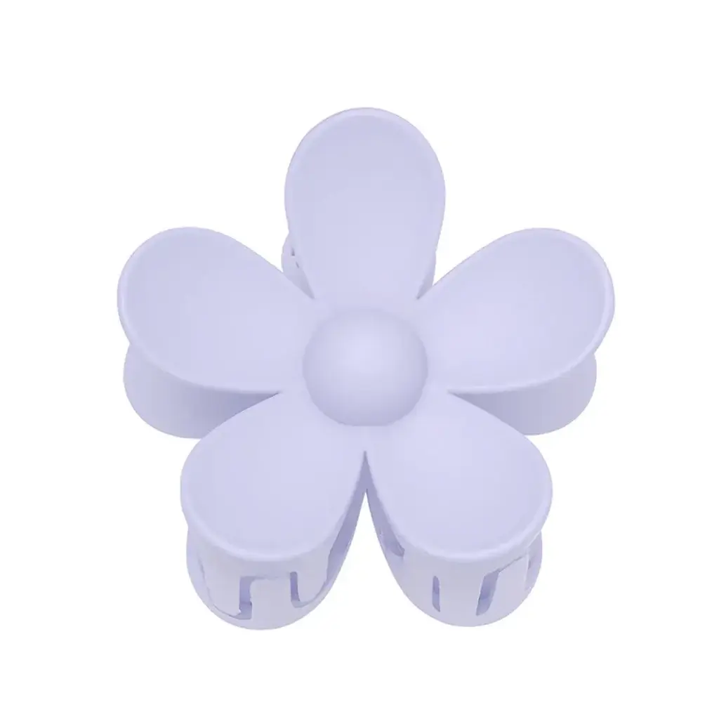 Yehwang Yehwang: haarclip bloem - lichtblauw