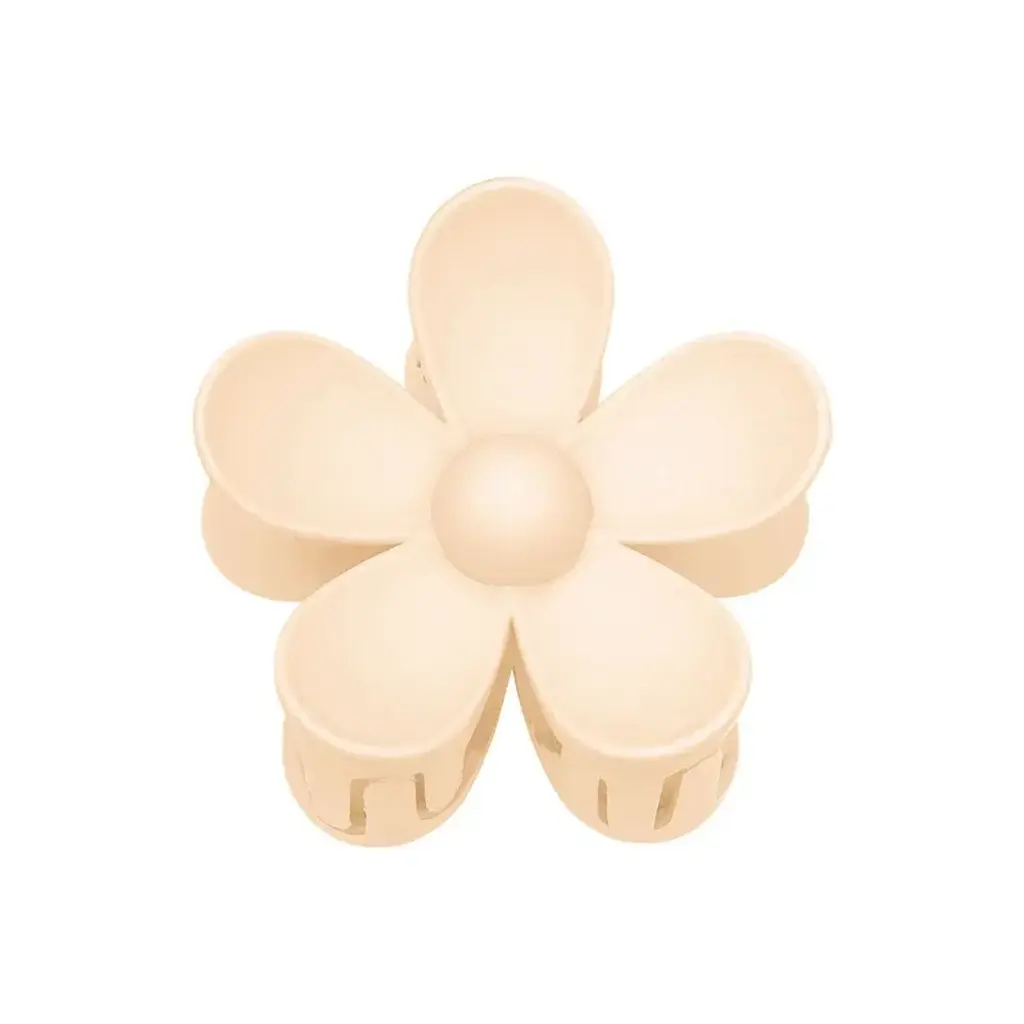 Yehwang Yehwang: haarclip bloem - beige