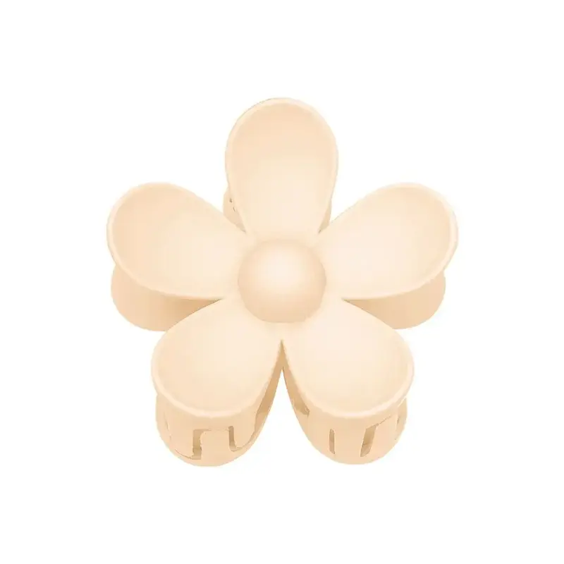 Yehwang Yehwang: haarclip bloem - beige
