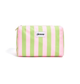 Yehwang Yehwang: toilettas - strepen roze en groen