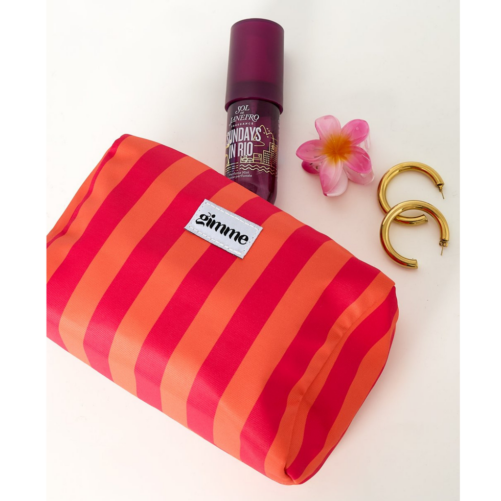 Yehwang Yehwang: toilettas - strepen oranje