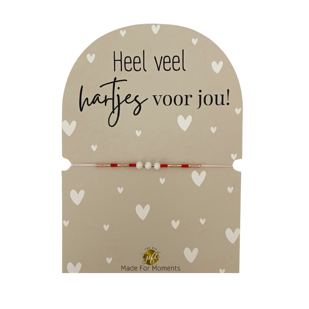 The Big Gifts The big gifts: Armband – Hartjes Voor Jou