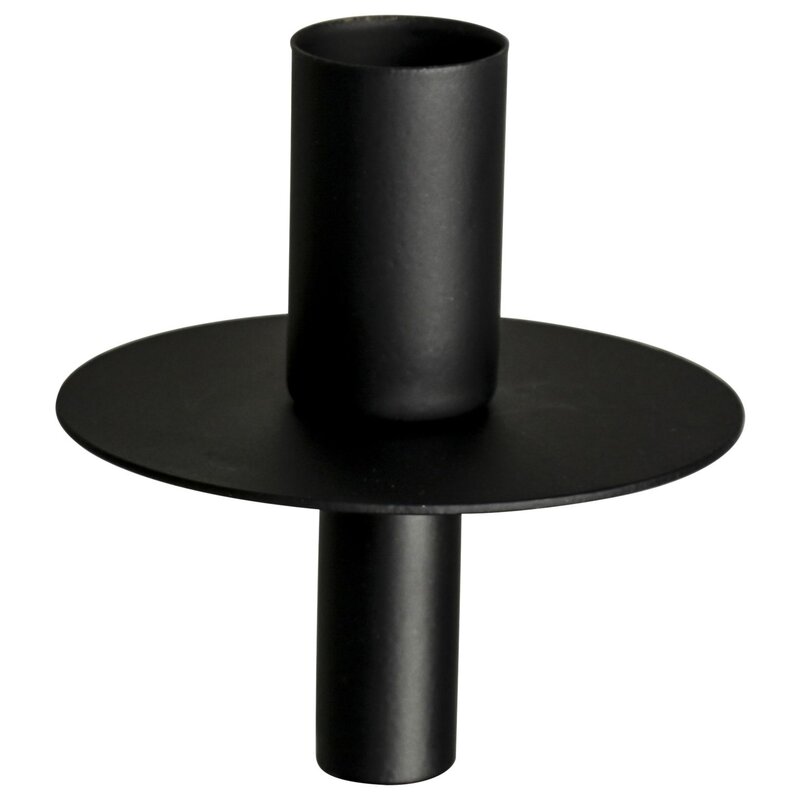 Gusta Gusta: wijnfles dinerkaarshouder zwart