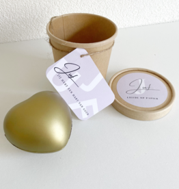 liefde op papier Liefde op papier: Gouden hart kado| Juf