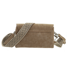 I'm dutch I'm dutch: Handtas - Montoro crossbody/schoudertasje - taupe