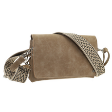 I'm dutch I'm dutch: Handtas - Montoro crossbody/schoudertasje - taupe