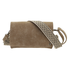 I'm dutch I'm dutch: Handtas - Montoro crossbody/schoudertasje - taupe