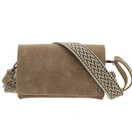 I'm dutch I'm dutch: Handtas - Montoro crossbody/schoudertasje - taupe